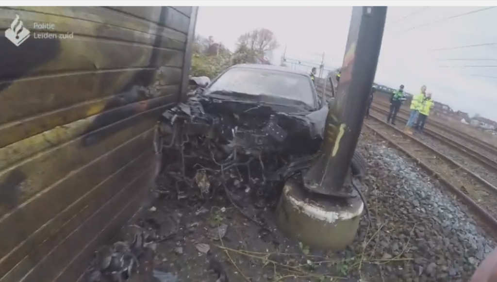 Politiefilmpje over bizar ongeval bij spoor